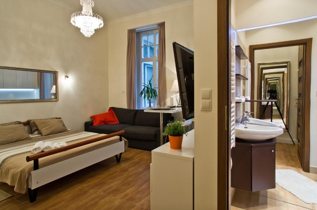 Residence Okolnik Apartments Warschau Zimmer foto